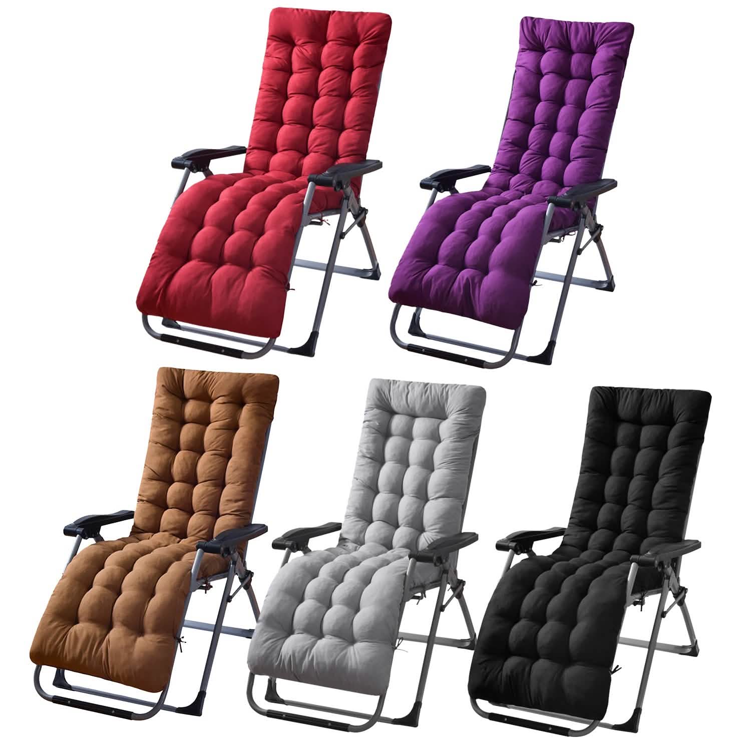 67x22in Chaise Lounger Cushion Recliner Rocking Chair Sofa - Image #0