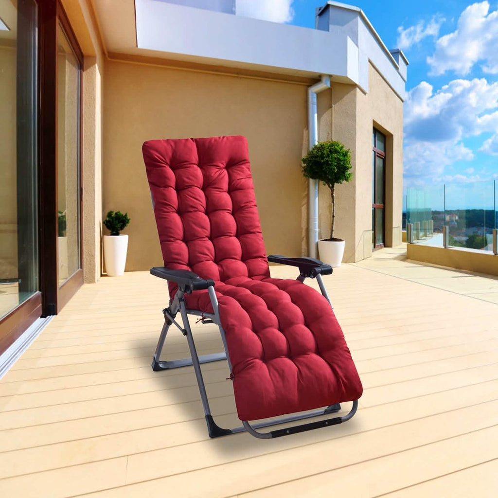 67x22in Chaise Lounger Cushion Recliner Rocking Chair Sofa - Image #0