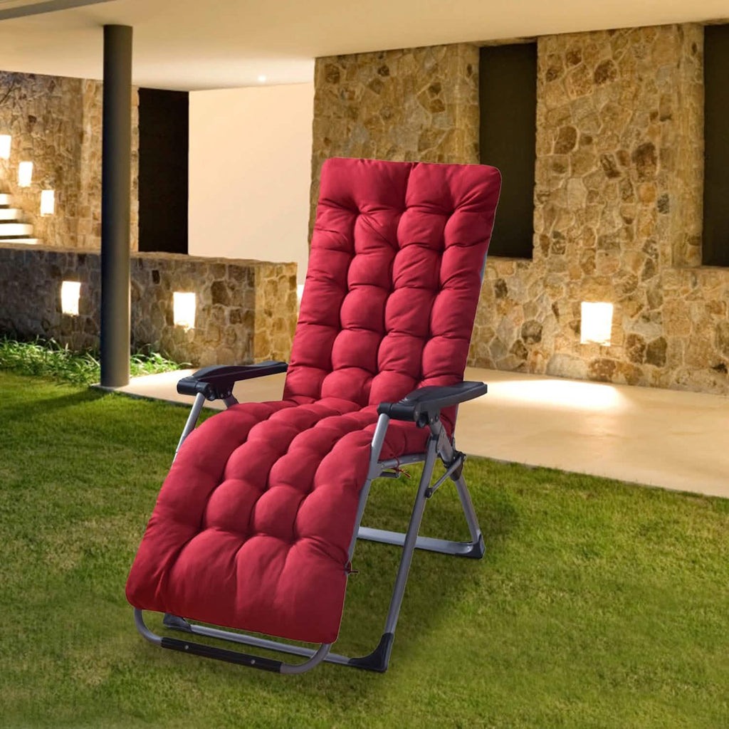 67x22in Chaise Lounger Cushion Recliner Rocking Chair Sofa - Image #0