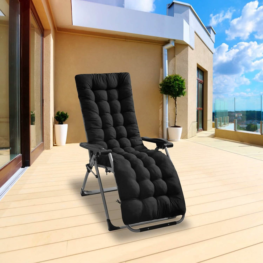 67x22in Chaise Lounger Cushion Recliner Rocking Chair Sofa - Image #0