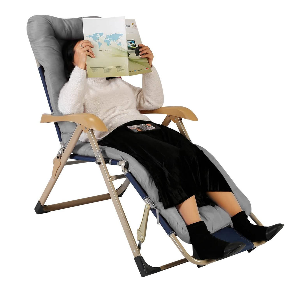 67x22in Chaise Lounger Cushion Recliner Rocking Chair Sofa - Image #0
