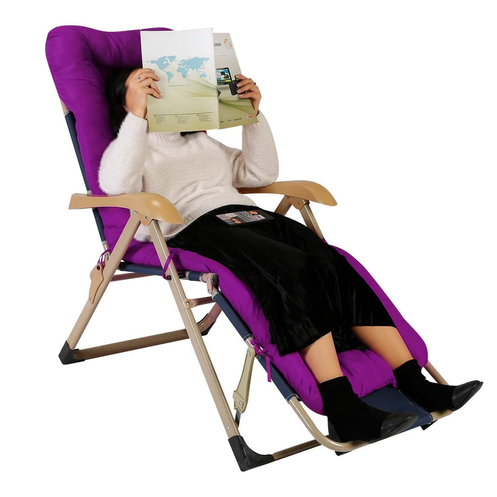 67x22in Chaise Lounger Cushion Recliner Rocking Chair Sofa - Image #0