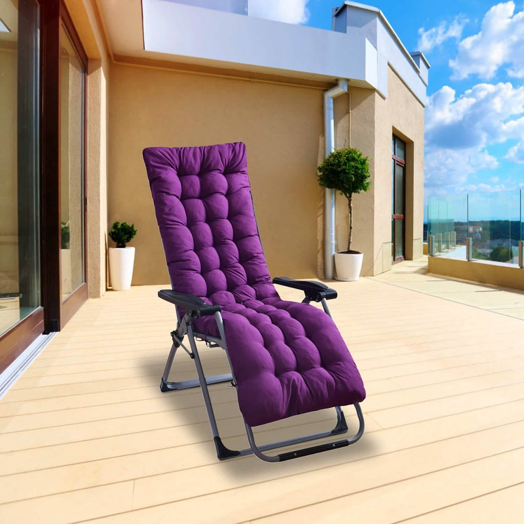 67x22in Chaise Lounger Cushion Recliner Rocking Chair Sofa - Image #0
