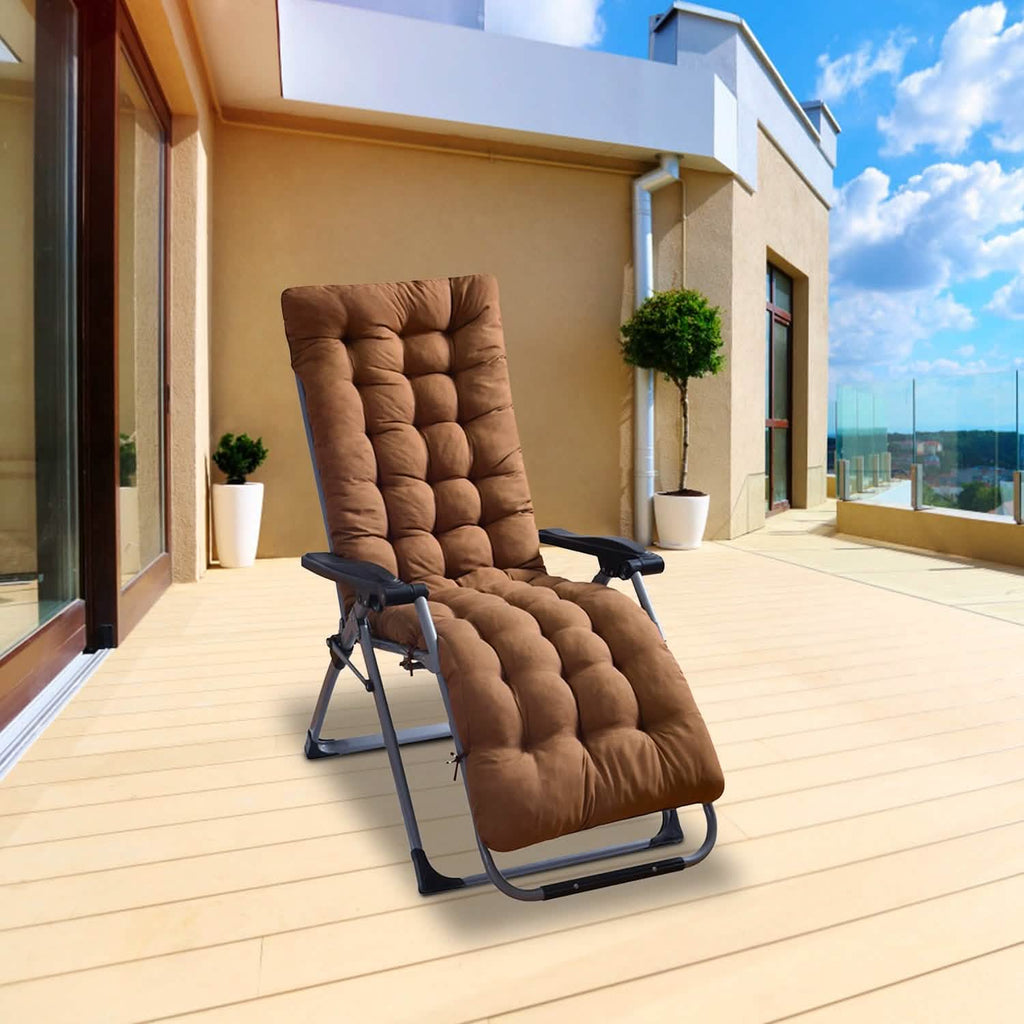 67x22in Chaise Lounger Cushion Recliner Rocking Chair Sofa - Image #0