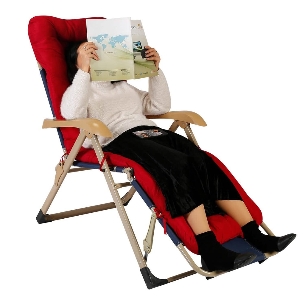 67x22in Chaise Lounger Cushion Recliner Rocking Chair Sofa - Image #0