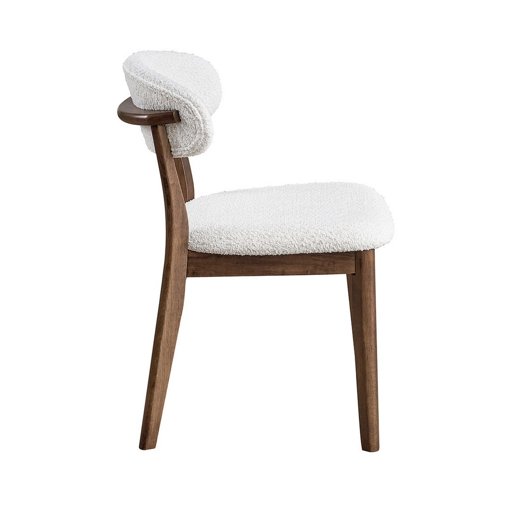 ACTU Scandinavian Dining Table Set with Upholstered Chairs for Small Spaces (Seats 4–6) - Image #0
