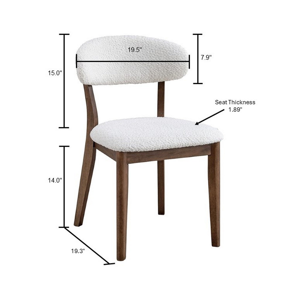 ACTU Scandinavian Dining Table Set with Upholstered Chairs for Small Spaces (Seats 4–6) - Image #0