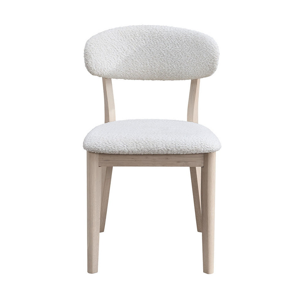 ACTU Scandinavian Dining Table Set with Upholstered Chairs for Small Spaces (Seats 4–6) - Image #0