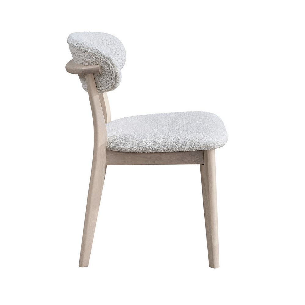 ACTU Scandinavian Dining Table Set with Upholstered Chairs for Small Spaces (Seats 4–6) - Image #0