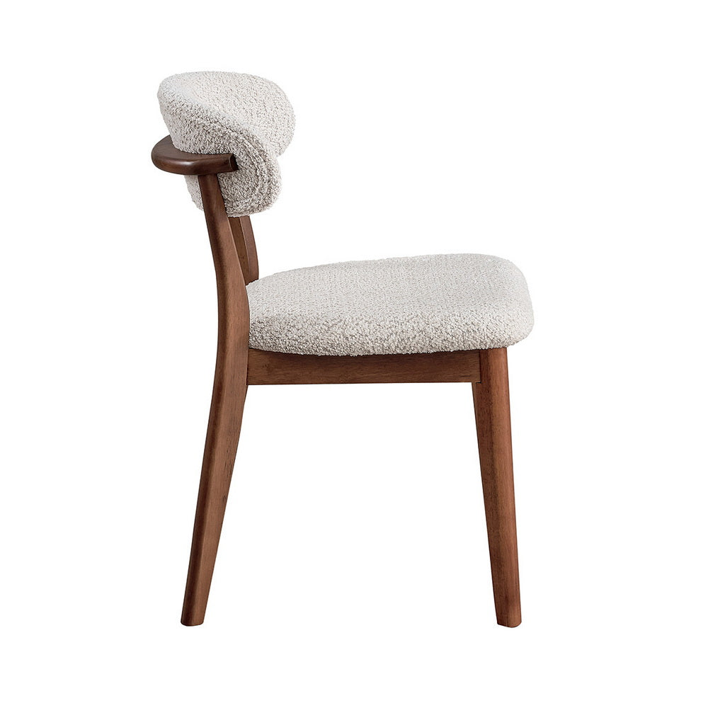 ACTU Scandinavian Dining Table Set with Upholstered Chairs for Small Spaces (Seats 4–6) - Image #0