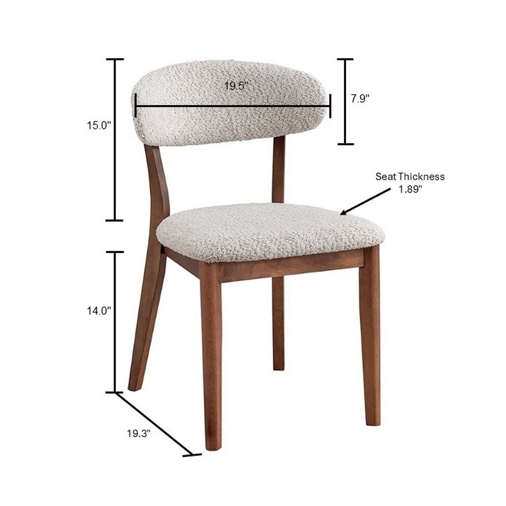 ACTU Scandinavian Dining Table Set with Upholstered Chairs for Small Spaces (Seats 4–6) - Image #0