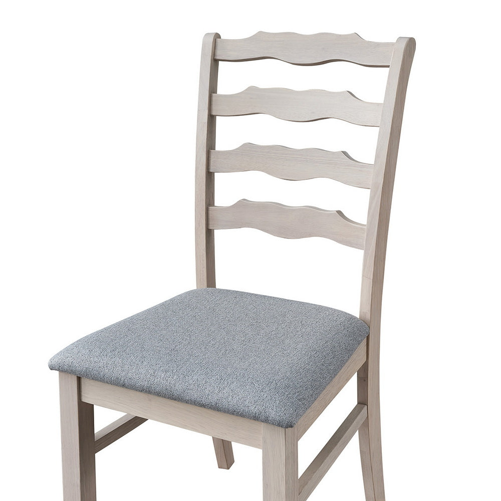 ACTU Farmhouse Dining Table Set with Upholstered Chairs for 4–6 - Image #0