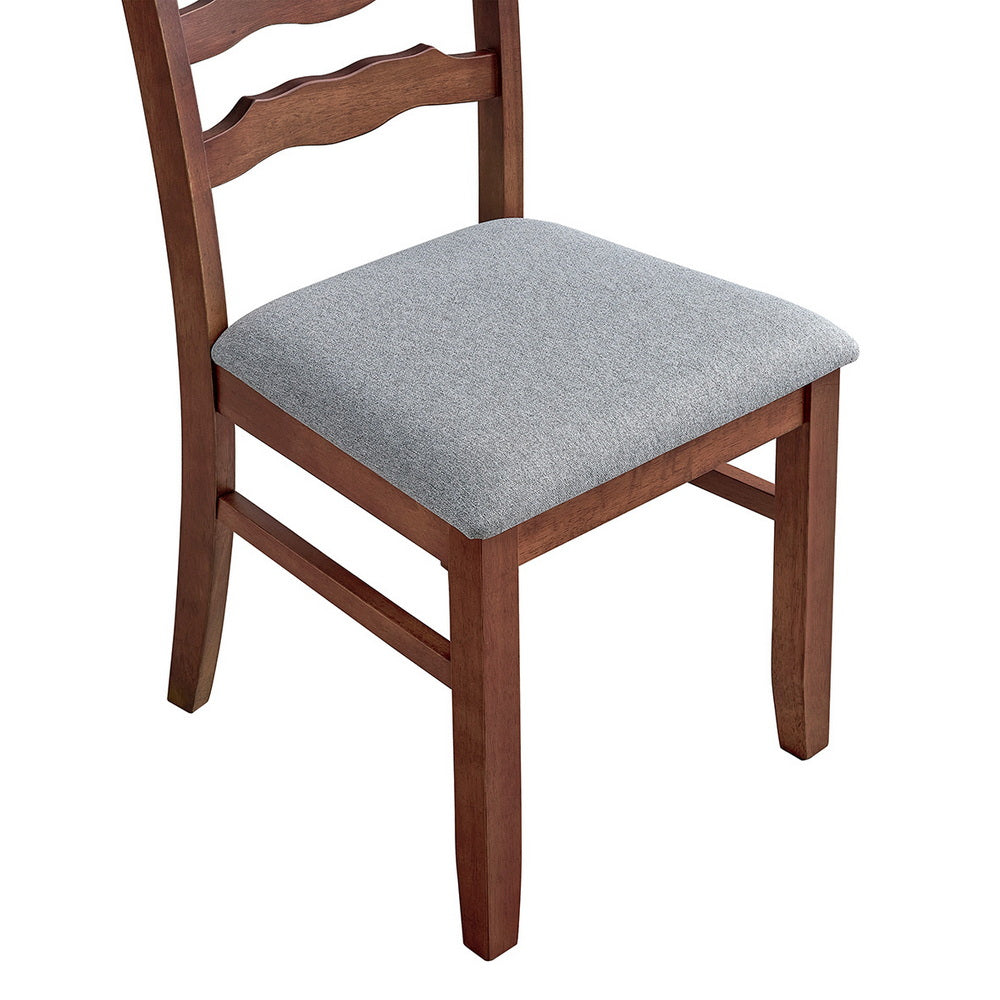 ACTU Farmhouse Dining Table Set with Upholstered Chairs for 4–6 - Image #0