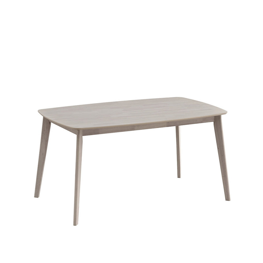 ACTU Scandinavian Dining Table Set with Upholstered Chairs for Small Spaces (Seats 4–6) - Image #0