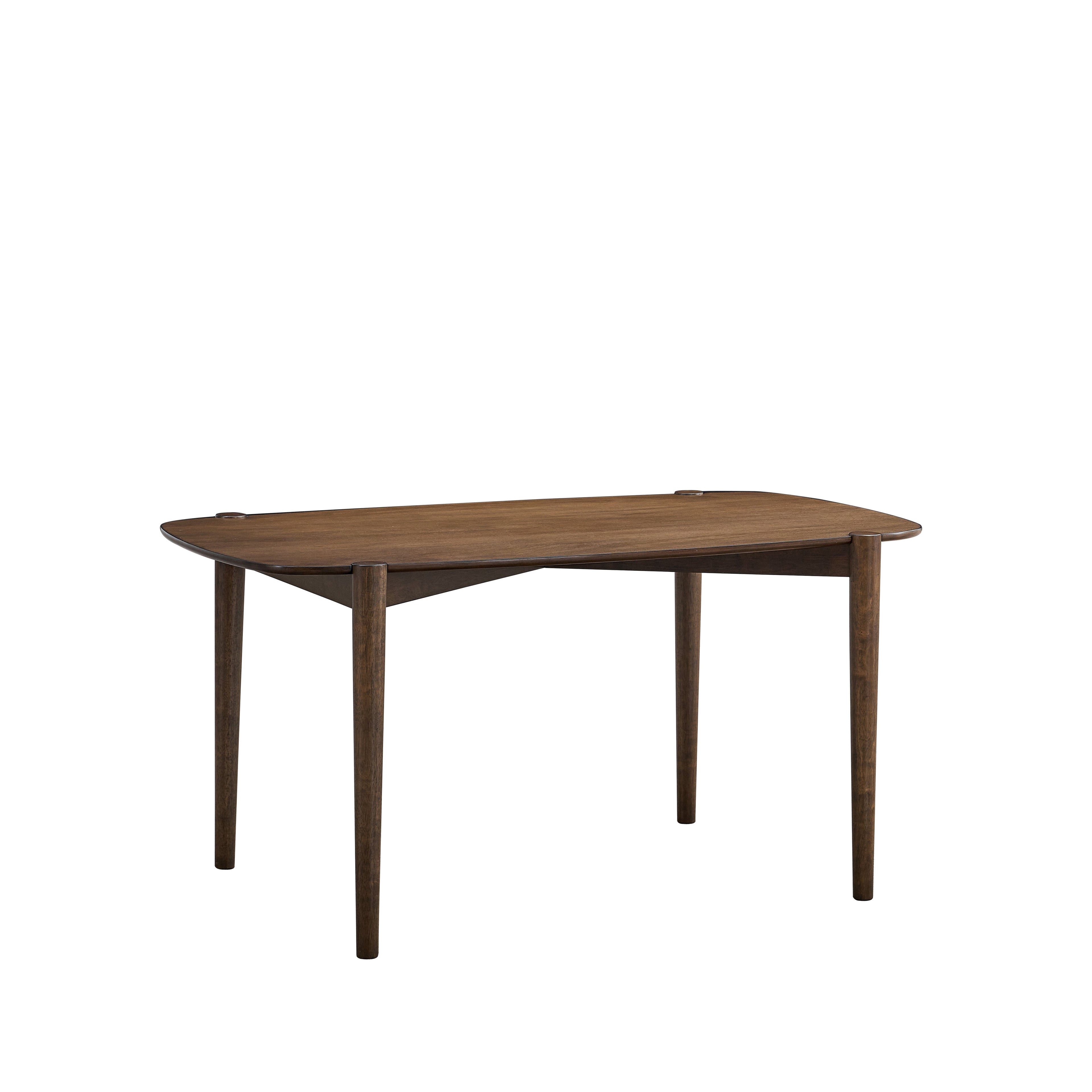 ACTU 58” Mid-Century Modern Dining Table Set for Small Spaces (Seats 4–6) - Image #0