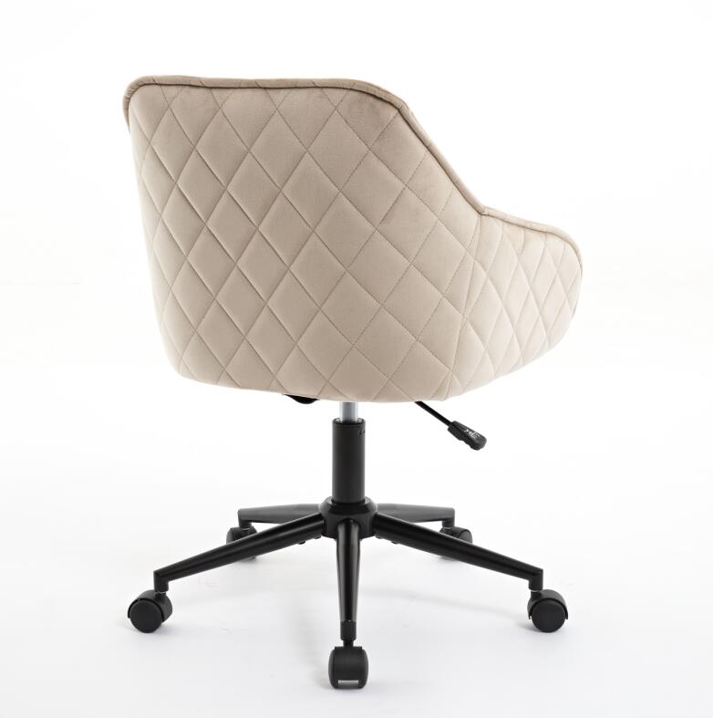 Velvet Office Desk Chair, Modern Home Desk Chair with Wheels , Vanity Chairs for Living Room, Bedroom,Study Room